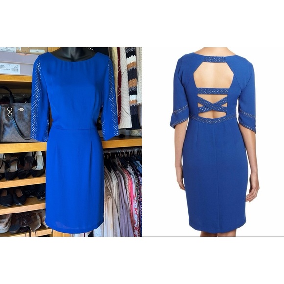 ⭐️BOGO FREE⭐️ NWT BCBG MAXAZRIA Lexy Studded dress - Picture 9 of 11